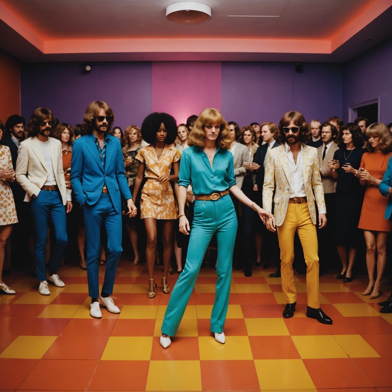 Embrace the spirit of a glittering 70s club scene with this lively disco track, characterized by its pulsating rhythms and the magnetic allure of the bass guitar. Feel the nostalgia of past dance eras as you let loose to the soundtrack of the funky, free spirited decade.