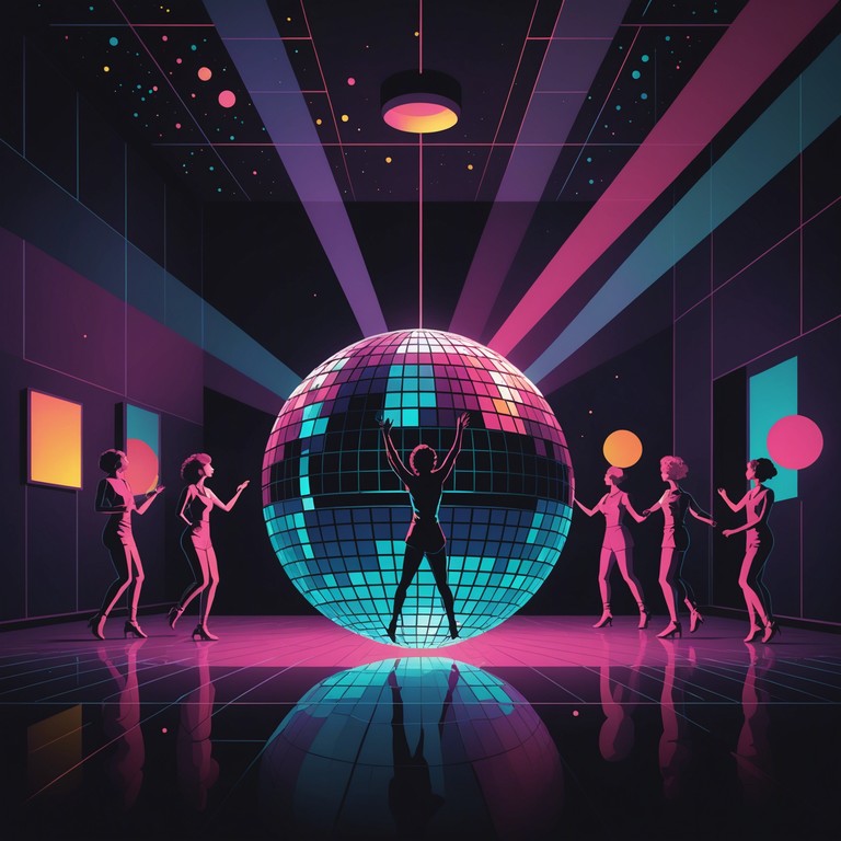 Capturing the heart pounding excitement and color of a disco dance floor, this alternative version complements the ecstatic atmosphere with more contemporary electronic sounds, while still grounded in the iconic disco style.