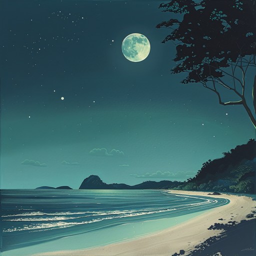 Experience a gentle journey through dreamlike bossa nova melodies, evoking the tranquil essence of a quiet night under the brazilian moonlight. The soft rhythms create a soothing atmosphere, perfect for relaxation and contemplation.