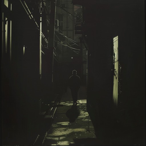 A chilling journey through mysterious, dimly lit alleyways; this instrumental jingle combines haunting piano notes with unsettling background synths, building tension gradually until a climactic yet unresolved finish leaves listeners on edge