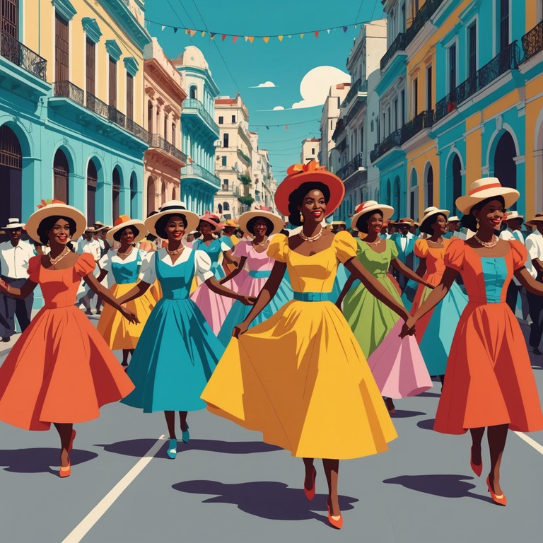 Capture the essence of caribbean celebrations with booming calypso beats intertwined with the serene melodies reminiscent of a breezy havana beach day, ideal music for festive summer scenes.