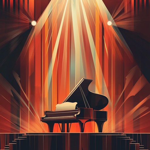 An instrumental cabaret piece featuring bold and dynamic piano performances that capture the energy and flair of a classic stage show. The music is lively, theatrical, and full of character, whisking listeners into the excitement of a bustling cabaret.