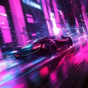 an exhilarating journey through neon lights and electronic beats.