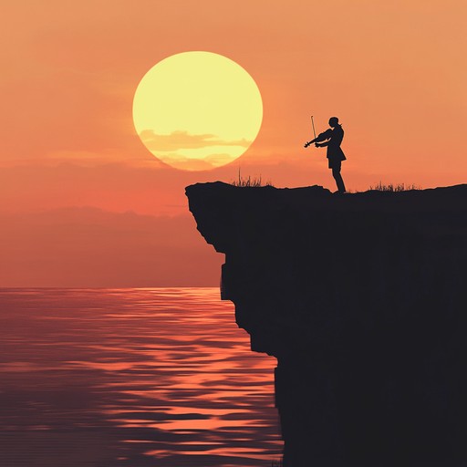 An evocative orchestral composition that unfolds gently, combining soaring violins with tender piano to create a soundscape of yearning and wistful remembrance, capturing the essence of longing for a distant love