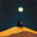 melodic oud rhythms serenading desert's mystique under starry skies