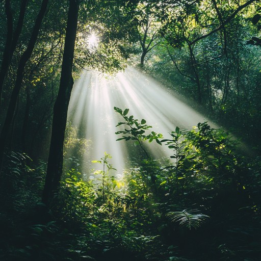 Delving deeper into a sonic exploration, echoes beneath canopy takes listeners on an auditory stroll under the vast canopy of an ancient forest. Each note of the harp complements the natural chorus of wildlife, creating a soundtrack that celebrates the quiet majesty and mystery of wooded realms.