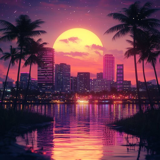 Experience a soothing blend of retro synths and mellow beats. This instrumental track guides you through serene neon lit avenues of a quiet city at night. The music evokes relaxation and nostalgia, painting vivid images of peaceful nocturnal journeys through glowing urban environments. Perfect for unwinding and reflection under the starlit sky.