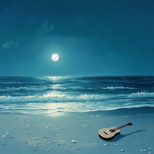 Picture a calm summer night, with waves gently caressing the shore and a light breeze carrying the scent of the ocean. The music creates a sense of nostalgia and longing for a time past, evoking tender memories. The gentle strumming of the guitar accompanies a melody that feels timeless and heartwarming.