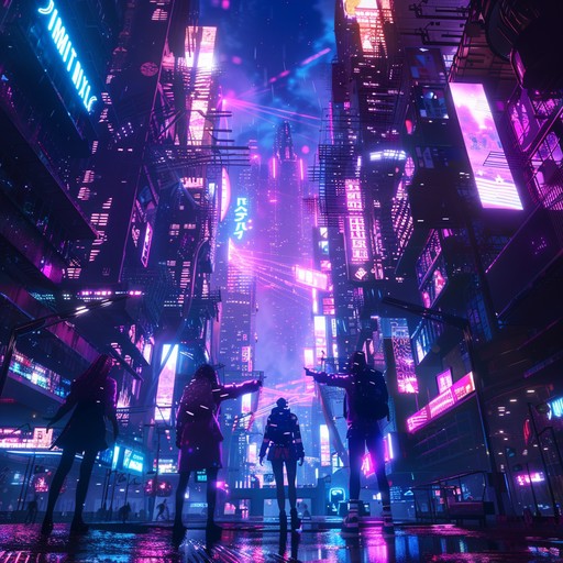 Feel the energy of futuristic synths, groovy basslines, and catchy rhythms in this high energy track, designed to transport you to a cosmic dance floor filled with vibrant, electrifying vibes.