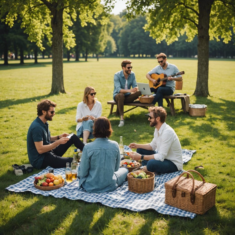 A melodic journey through scenes of serene landscapes and close knit gatherings. Harnessing the serene sounds of a harmonica, it captures the essence of a tight community brought together through a tapestry of uplifting gospel music with a breezy twist.