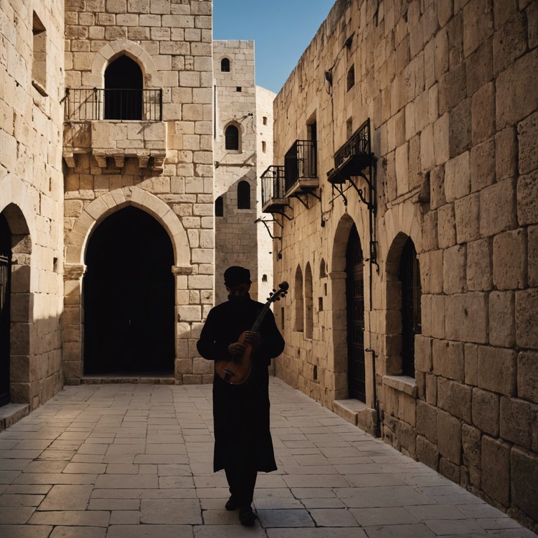 A melodic exploration into the ancient heart of jerusalem, blending traditional jewish music with modern ambient influences to create a piece that transcurses time and space, reflecting on the city's storied past and ever evolving character.