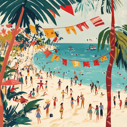 A bright and cheerful cumbia track perfect for beachside carnival dancing. The lively accordion melodies and driving rhythms create an uplifting atmosphere, making listeners feel like they are part of a vibrant summer celebration.