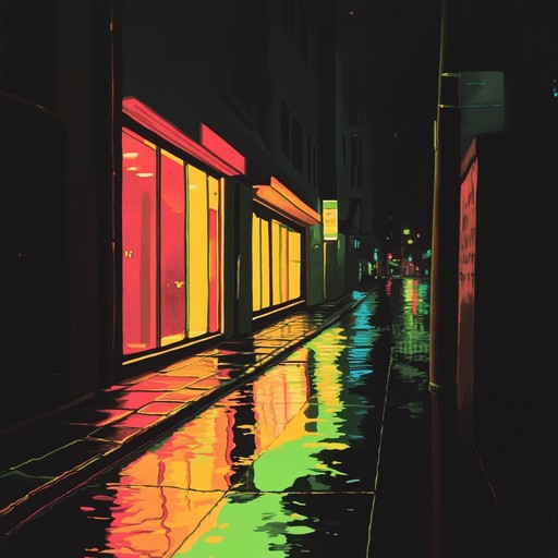 An instrumental dance track that layers soothing synthesizer melodies over ambient beats, evoking the serene experience of exploring cityscapes under the veil of night.