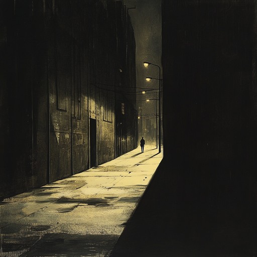An instrumental track featuring edgy funk rock guitar riffs interlaced with haunting bass lines and percussive elements, creating an unnerving atmosphere that evokes the feeling of wandering through shadowy alleyways at night. An instrumental track featuring edgy funk rock guitar riffs interlaced with haunting bass lines and percussive elements, creating an unnerving atmosphere that evokes the feeling of wandering through shadowy alleyways at night.