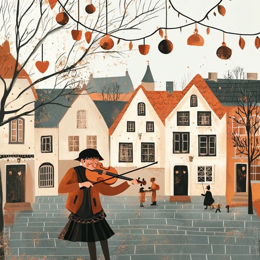 A vibrant, upbeat traditional dance tune capturing the essence of a mountain village festival, complete with lively fiddle melodies, rhythmic drumming, and joyful communal vibes. Perfect for celebrating rich cultural heritage and connecting with energetic roots.