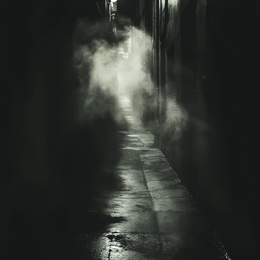 Step into an unsettling soundscape where the echoes of eerie industrial noises blend seamlessly with dark, pulsating dub rhythms. Haunting reverberations intertwine with heavy bass lines, creating an atmosphere of dread and tension that keeps listeners on edge. The track captures a sinister vibe, perfect for themes of horror and suspense.