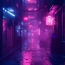 haunting yet upbeat synths shape nightscape surroundings.
