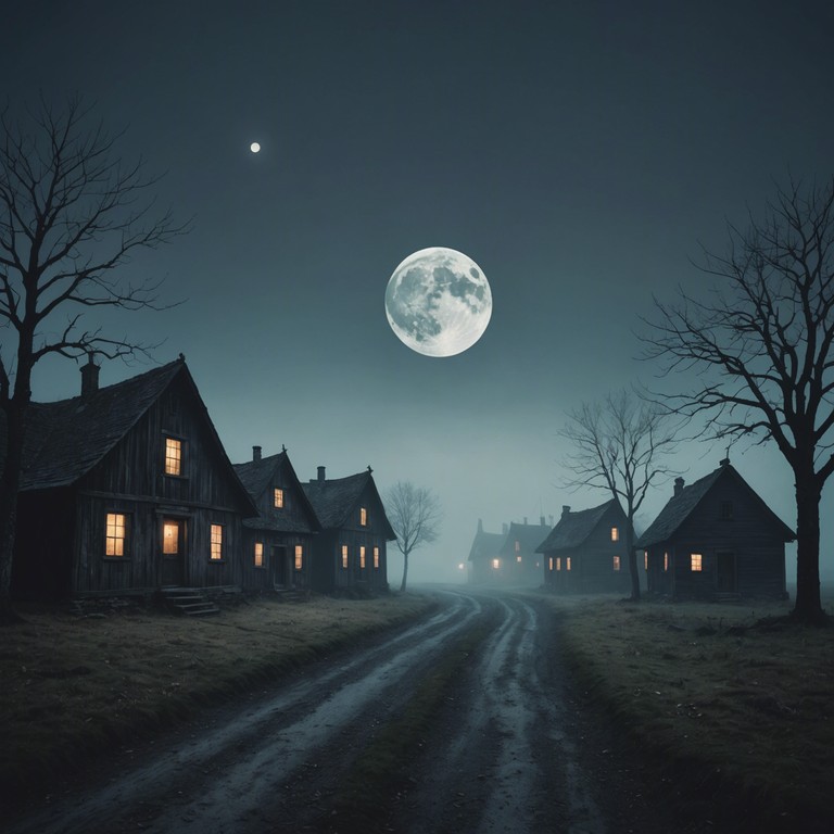As the moon casts its pale light over an abandoned town, the echoes of a forbidden blues rock tune play homage to its mysterious past. A ghostly figure seems to strum the chords among the aging buildings, his music summoning stories of the forgotten and the unseen.