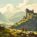 thrilling bagpipe melody with dynamic scottish folk elements.
