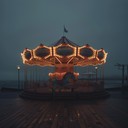 melancholy tunes under festive lights