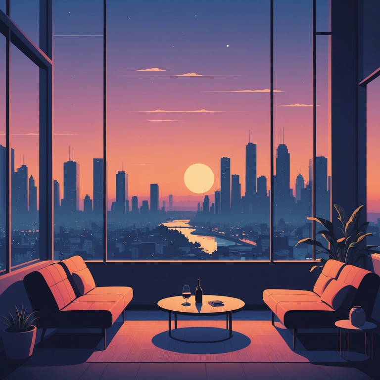 Imagine a gentle dusk settling over a quiet city; this alternative version of the track provides an undisturbed tranquil journey through soothing sounds, making it ideal for nighttime relaxation or as subtle background music in a serene setting.