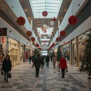 uplifting festive tune for cheerful holiday shopping experience