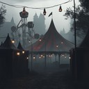 eerie circus tune with dark, cabaret theatrical elements