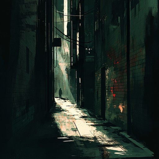 An instrumental piece with eerie minimalistic sounds inducing tension.