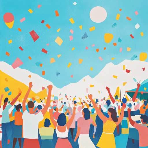 A vibrant, upbeat instrumental piece featuring lively latin rhythms, perfect for dance and celebration. Infectious percussion and catchy melodies invite listeners to join the fiesta. Embodying the spirit of summer, this track radiates positivity and joy, ensuring a memorable listening experience. Ideal for festivals, parties, and lively gatherings.