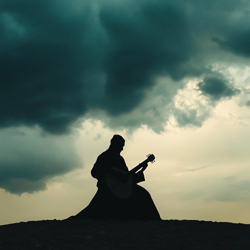 An aggressive instrumental track fusing powerful middle eastern rhythms with edgy modern sounds, featuring electric oud melodies driving a sense of rebellion and energy.