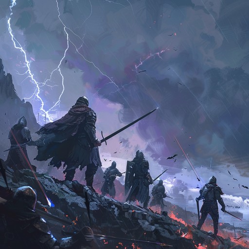 This orchestral track conveys the narrative of an ultimate showdown, full of tension, heroism, and dramatic moments, with a rich tapestry of orchestral sounds encapsulating the struggle and final victory