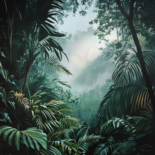 A captivating blend of tropical percussion and lush jazz harmonies, evoking the mystery of a hidden jungle. Perfect for creating an exotic, dreamy atmosphere with an undercurrent of rhythmic complexity.