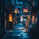 ambient echoes through a cyberpunk metropolis.