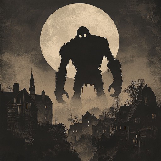 An instrumental piece blending traditional jewish klezmer themes with a menacing atmosphere, featuring a haunting clarinet that evokes ancient legends and mysteries.
