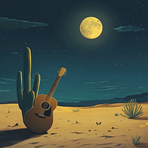 An evocative instrumental featuring slide guitar melodies that carry the listener through the moonlit deserts of the american west, blending ambient textures with the sensual allure of a starlit night.