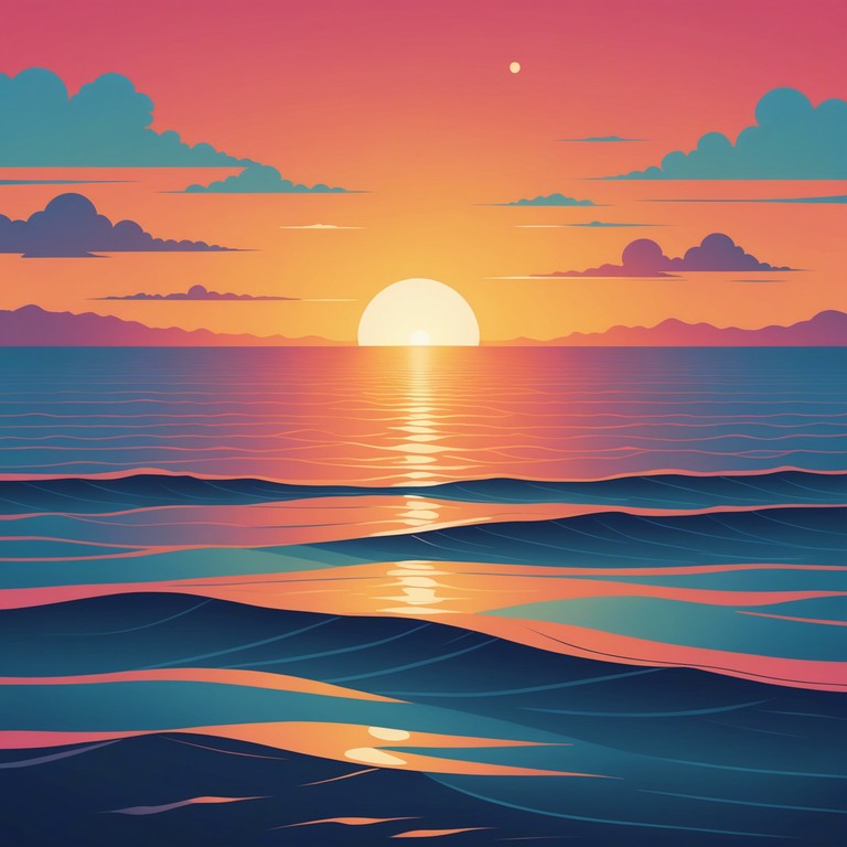 Imagine a track where each note resembles a soft wave caressing the shore, intertwined with a subtle pop dance beat that lifts the spirit, perfect for a soothing evening or a quiet dance at home.