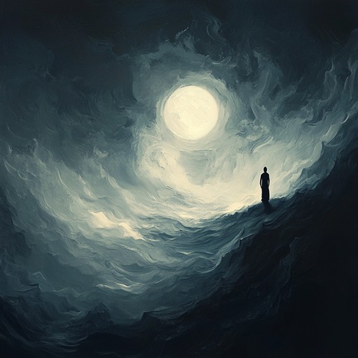 An instrumental darkwave composition that blends bold, haunting synthesizers with driving rhythms to create a deep, immersive soundscape that evokes the mysterious and the unknown.