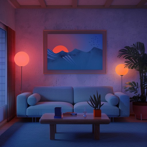 A calming piece inspired by the 1970s, featuring gentle guitar and vintage synths. This track evokes feelings of twilight relaxation and warm, nostalgic evenings spent in cozy lounges.
