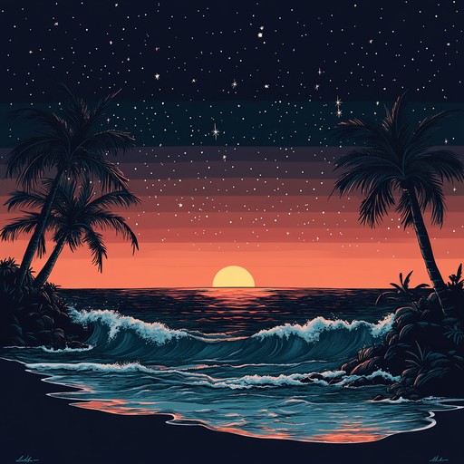 An instrumental piece that combines gentle island rhythms with ethereal sounds, transporting listeners to sun kissed shores and swaying palm trees under a starlit sky.