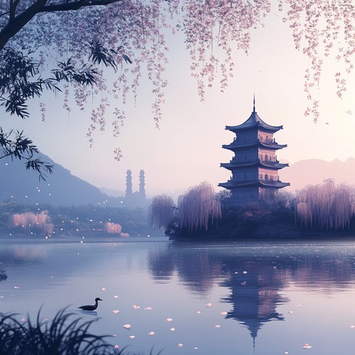 A soft and tender serenade that gracefully brings you into the heart of ancient china. Using traditional instruments like the erhu, it offers a deeply nostalgic and emotional music experience, reflecting the serene beauty and rich culture of the past