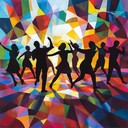 high energy instrumental fusing chaos and swing, igniting dance moves