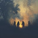 mysterious rhythms blend with ambient layers, tribal intrigue
