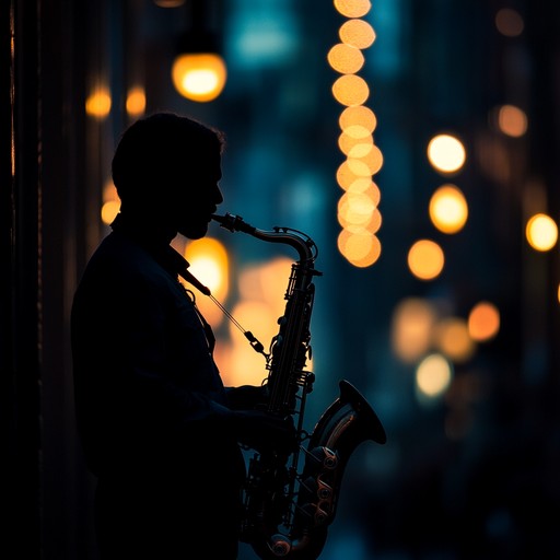 An energetic instrumental combining bold jazz elements with modern lounge vibes, reflecting vibrant city evenings.