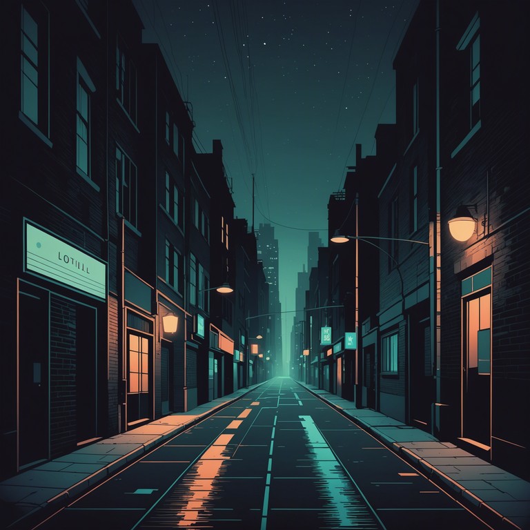 In this track, the soundscape mimics the complexity and unpredictability of a nighttime urban environment. Smooth grooves overlay a deep, pulsating bass line as twinkling synths mimic the glimmer of city lights against the pervasive darkness.