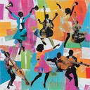 funky swing melodies with energetic beats to make you move