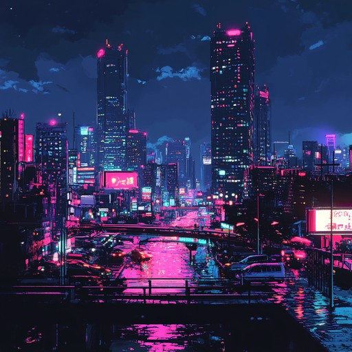 An imaginative journey where the velvety tones of a saxophone blend seamlessly with pulsating electronic beats, creating an aura of a neon lit cityscape at night. This track is an auditory exploration of contrast and harmony, navigating through nocturnal vibes with a touch of surrealism.