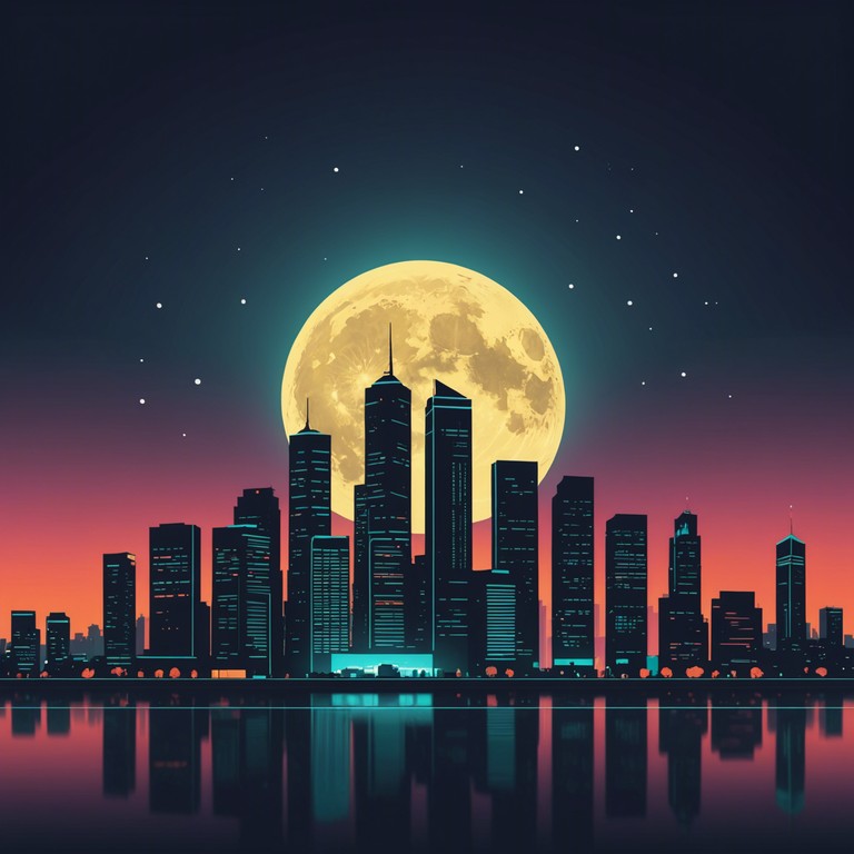 In a track where funky guitar riffs blend seamlessly with the distant sounds of a nocturnal cityscape, grooves beneath moonlight captures the essence of a vibrant urban night. The funky strumming serves as a heartbeat to the bustling, yet oddly serene, movements of city nightlife under the luminous glow of moonlight.