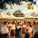 oktoberfest vibes with hearty cheer