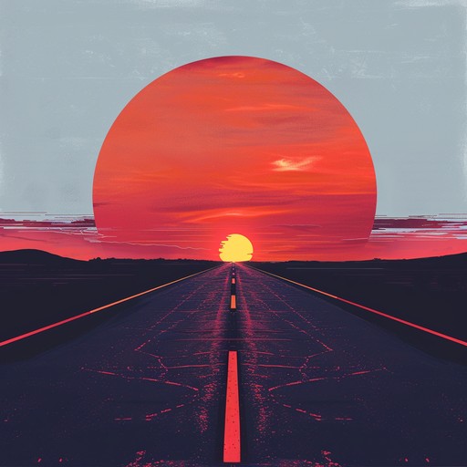 This track is infused with the warm, golden tones of a sunset drive in the 70s. With a laid-back rhythm, the sound captures the essence of freedom and the allure of the open road during the era of muscle cars and wide-open landscapes. Incorporate smooth electric guitar riffs that meander like a long highway, supplemented by subtle basslines and a steady drumbeat providing a heartbeat to this soulful journey.