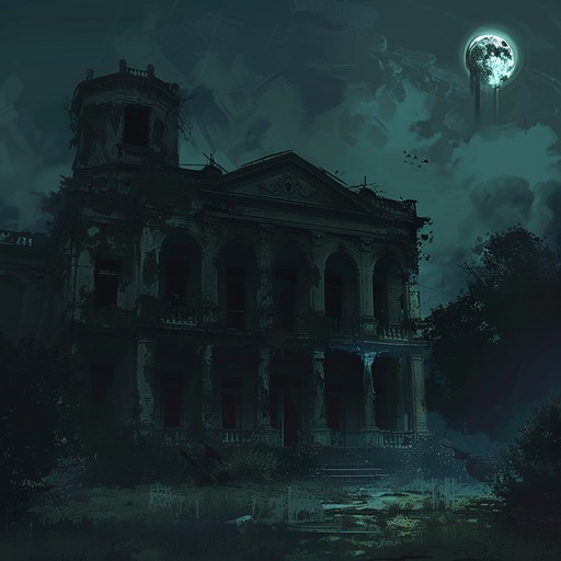 Step into an eerie, forgotten mansion where spectral violins whisper tales of the long departed. The haunting music echoes through empty halls, mingling with ghostly winds and melodic tension, creating a chilling, immersive experience.